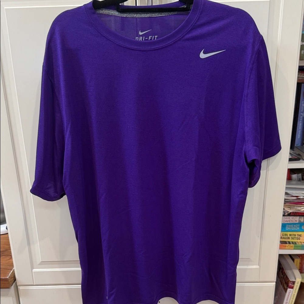 Nike Men's Short Sleeve Purple Tee